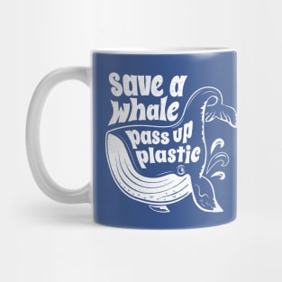 Save A Whale Pass Up Plastic Mug